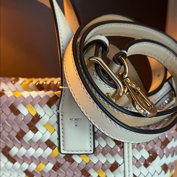 Tory Burch Multicolor Woven Tote - Picture 4 of 4
